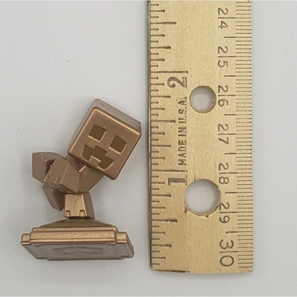 Minecraft Mini Figurine‎ Achievement Series 16 Trampoline Creeper Trophy Bronze